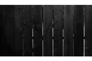 stylished black garden fence slats