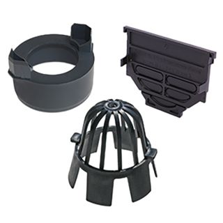 ACO HEX DRAIN ACCESSORY PACK 2 END CAPS/OUTLET CON/LEAF GUA