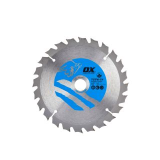 OX WOOD CUTTING THIN KERF CIRC BLADE 165/20mm 24T ATB
