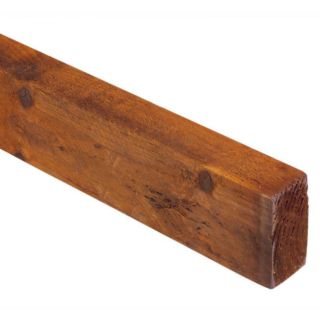 BROWN TRTD FENCE RAIL 38*75*3.6 MTR