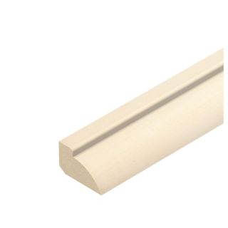 Light Hardwood 12x9mm Glass Bead RTM864