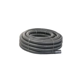TWINWALL DUCT 110MM X 50MTR COIL BLACK ELEC C/W COUPLER