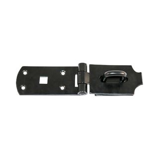 HEAVY SEC BOLT ON HASP&STAPLE BLACK 8 BHS8BP