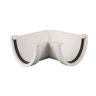 Deepstyle 90° Gutter Angle White BR078W