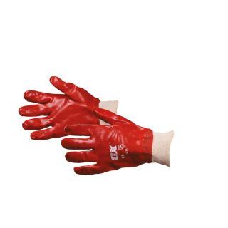 OX RED PVC KNIT WRIST GLOVE 9