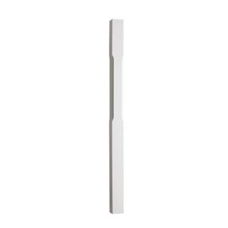 White Primed Stop Chamfered Newel 90x90x1500mm  FSC  ST1500W