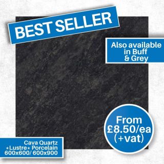 Cava Quartz Lustre Porcelain Paving 600x600 