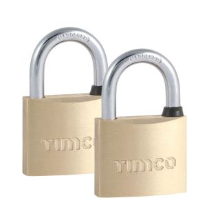 40mm Brass Padlock (2pack)  P40X2