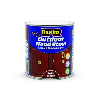 Outdoor Wood Stain Satin Mahogany 1ltr