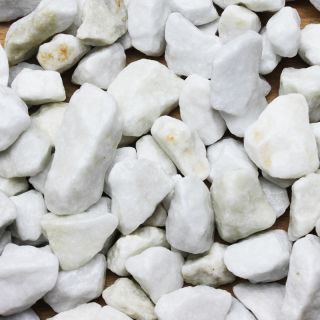 20mm White Marble Chip Inc Bulk Bag