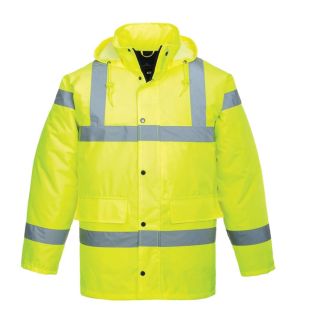 HI-VIS MOTORWAY JACKET (M) YELLOW SA22045
