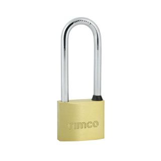 40mm Long Shackle Brass Padlock P40L