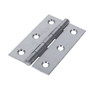 75x50 Butt Hinge Fixed Pin ZINC (pair) 434831P
