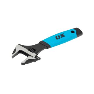 OX PRO SERIER ADJ WRENCH EXTRA WIDE JAW 8 /200mm