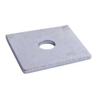 M10x50x50x3 SQUARE PLATE WASHER 1050WHSPZP 2/PK