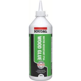 WATER RESISTANT D3 WOOD ADHESIVE 1LTR WHITE
