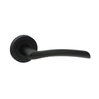 Shavington Lever on Rose Handles Matte Black – 200100