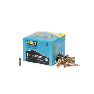 5.0 x 40 Fixt Performance Wood Screw FIXT50X040CP (200)