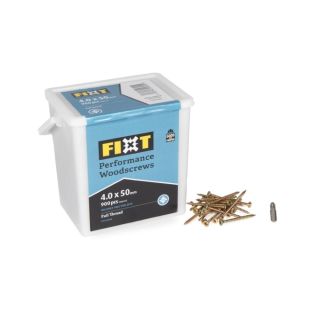 4.0 x 50  Fixt Performance Wood Screw (TUB 900) FIXT450PB