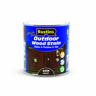 Outdoor Wood Stain Satin Walnut 1ltr