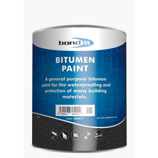 Black Bitumen Paint 5L