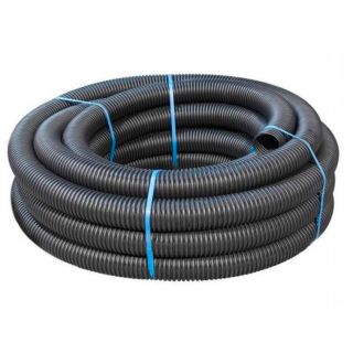60mm x 50mtr Land Drain Coil Perforated Pipe