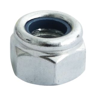 M8 P NYLON NUT DIN 982 BZP 10no. Per Pack 8NPP