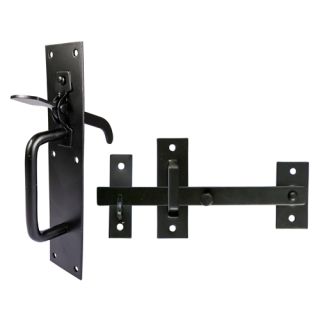 SUFFOLK LATCH MEDIUM BLACK SLMBP