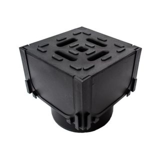 ACO HexDrain Corner Unit with Black Plastic Grate (19559)