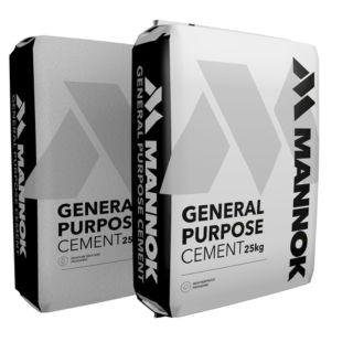 Mannok General Purpose Paper Bagged Cement 25kg