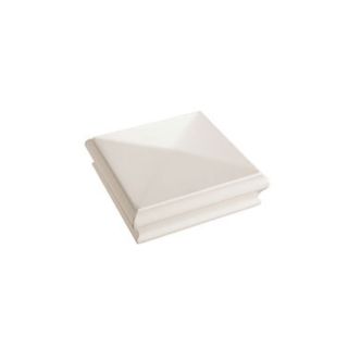 FNCW White Primed Pyramid Newel Cap  FSC