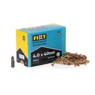4.0 x 40 Fixt Performance Wood Screw FIXT40X040CP (200)