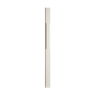 White Primed **Half** Stop Chamfered Newel 90x41x1500mm  FSC  ST1500WH