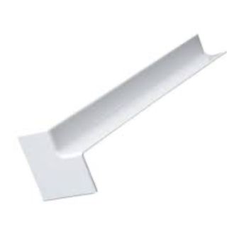 FASCIA BOARD UVC 9MM SQ WHITE 300MM INTERNAL CORNER BW