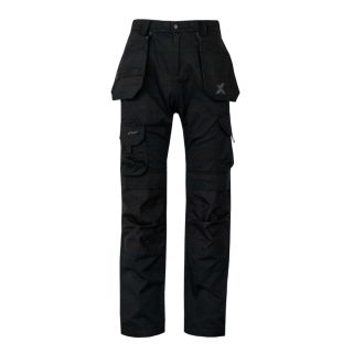 Xpert Pro Stretch Work Trouser Black 38T - XPP6000