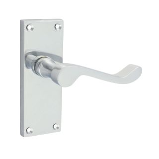 Victorian Scroll Latch Handle PC   200520