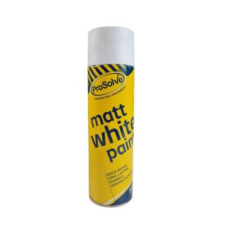 ALL PURPOSE ACRYLIC MATT SPRAY PAINT 500ml WHITE