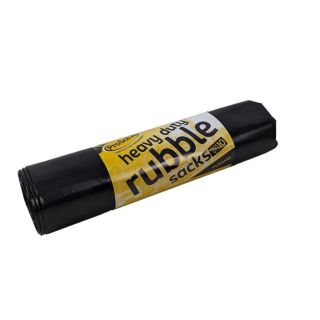 BLACK RUBBLE SACK HEAVY DUTY