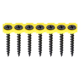 3.5x45 COLLATED C/DRYWALL BLK SCREW 1000no. 00045COLDYS