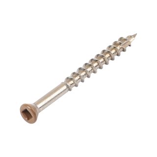 U/SHIELD SCREWS TEAK 100no. per pack