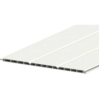HOLLOW SOFFIT UPVC WHITE 300MM X 5MTR