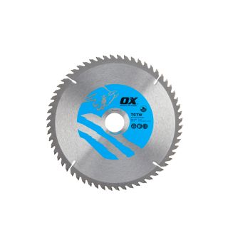 OX WOOD CUTTING CIRCULAR SAW BLADE 216/30mm 60T ATB