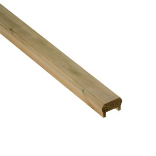 Softwood Treated Decking Hand/Base Rail Plus Fillet 2.4m