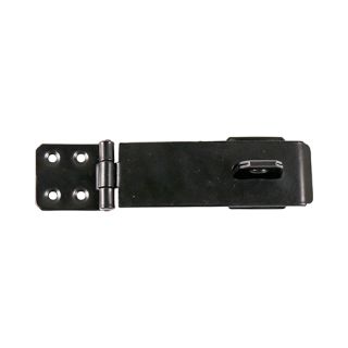 SAFETY HASP AND STAPLE 5 BLACK HS4BP