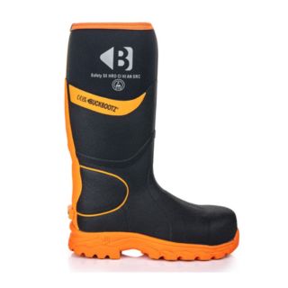 Buckler Safety Wellingtons Size 8 BBZ8000BKOR8