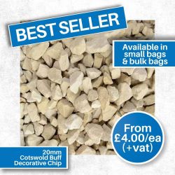Cotswold Buff 20mm - 25kg bag