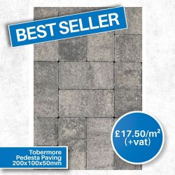 Tobermore Pedesta 200x100x50mm Slate (14.40m² per pack)