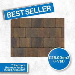 Tobermore Shannon 208x173x50mm Bracken (14.04m² per pack)