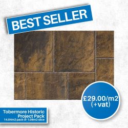 Tobermore Historic Paving Project Pack – Bracken (14.04m² Pack)