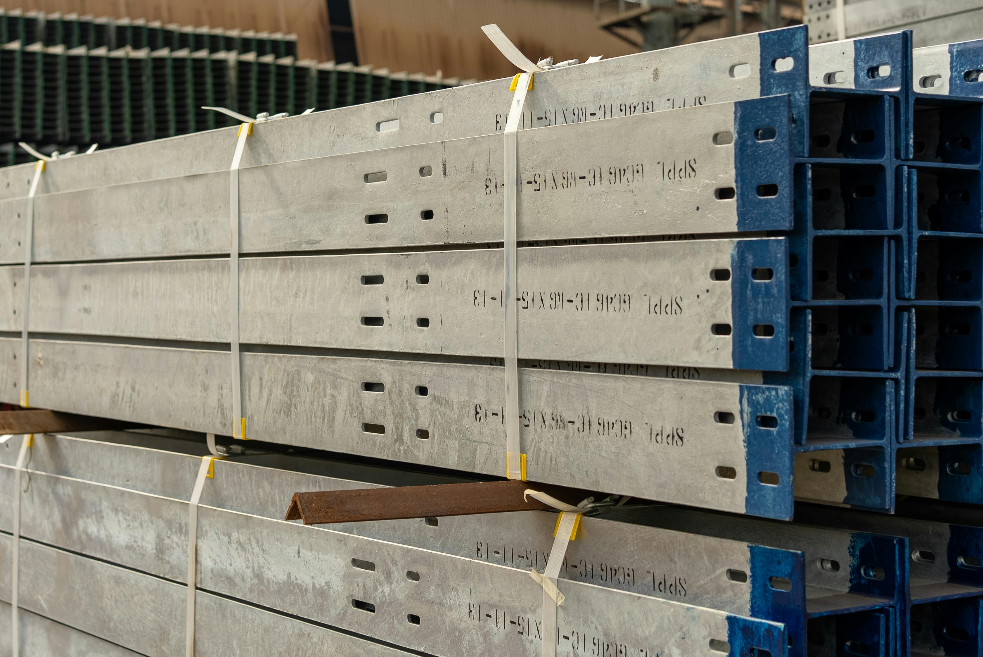 a pile of lintels